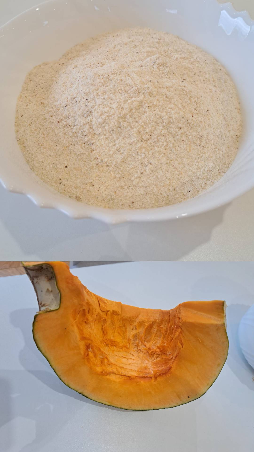 Belo projino brašno od domaćeg kukuruza Osmaka i bundeva beli Dulek