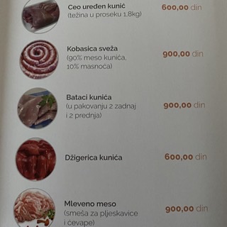 Meso i preradjevine od Kunica