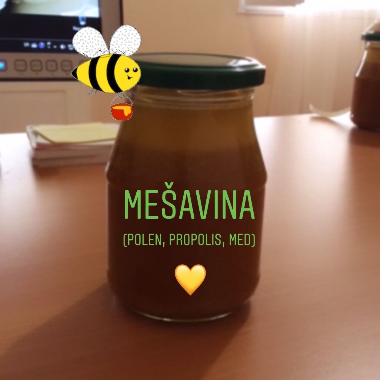 Mešavina polena, propolisa i meda